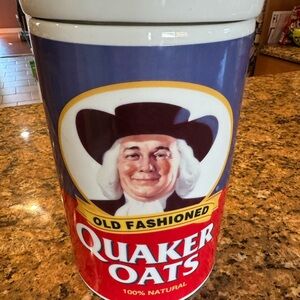 One of a kind. Old Fashion QuackerOats CookieJar. Realistic conversational piece